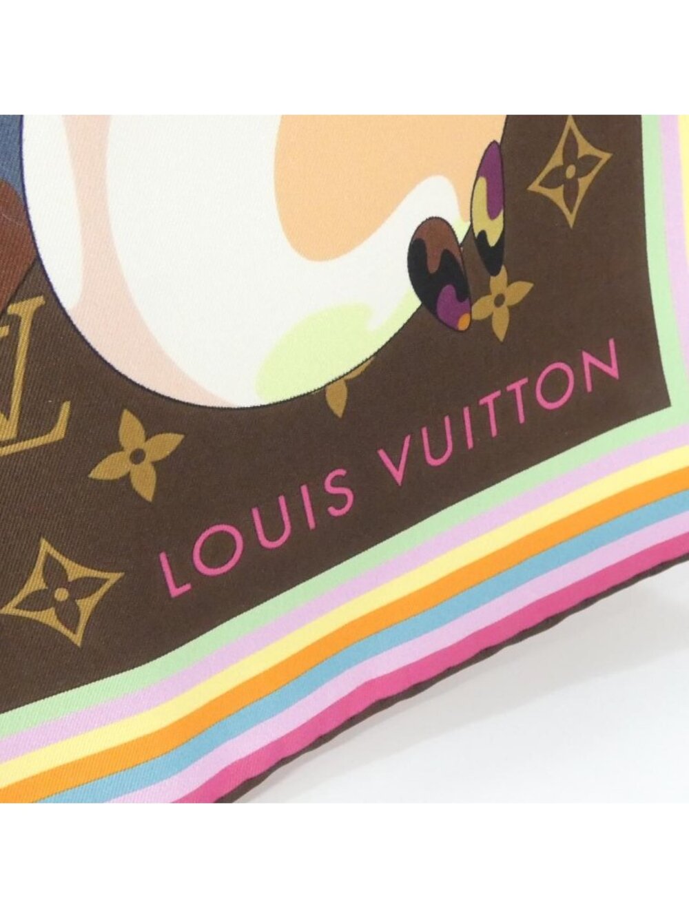 Louis Vuitton Monogram Carre Super Flat Scarf - Picture 2 of 4
